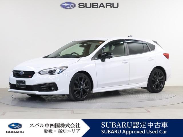 スバルインプレッサスポーツSTIスポーツ 純正アルパインナビ連動前後ドラレコDSRC