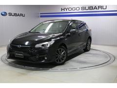 スバルインプレッサスポーツアドバンス アイサイト ネイビーレザー 運転支援 視界拡張