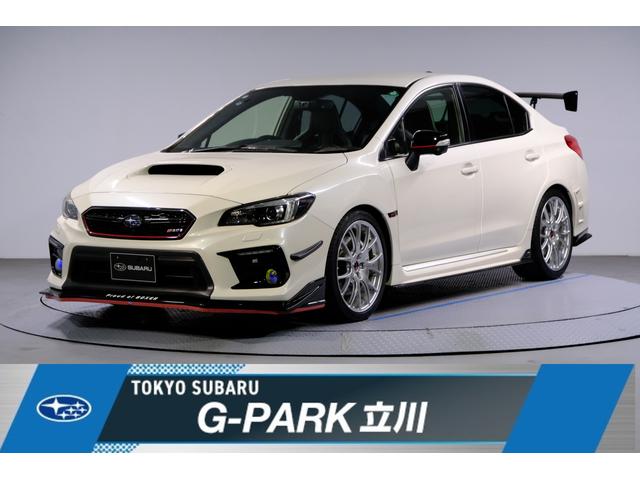 スバルWRX STIS208 レカロ BBS カーボンリアウィング タイヤ交換