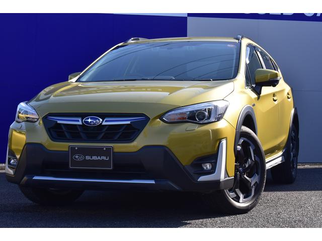 スバルXVアドバンス 元社用車 純正ナビ 本革シート ルーフレール