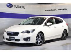 スバルインプレッサスポーツ2.0i-Lアイサイト ナビ横後カメラ後退時ブレーキ革シート